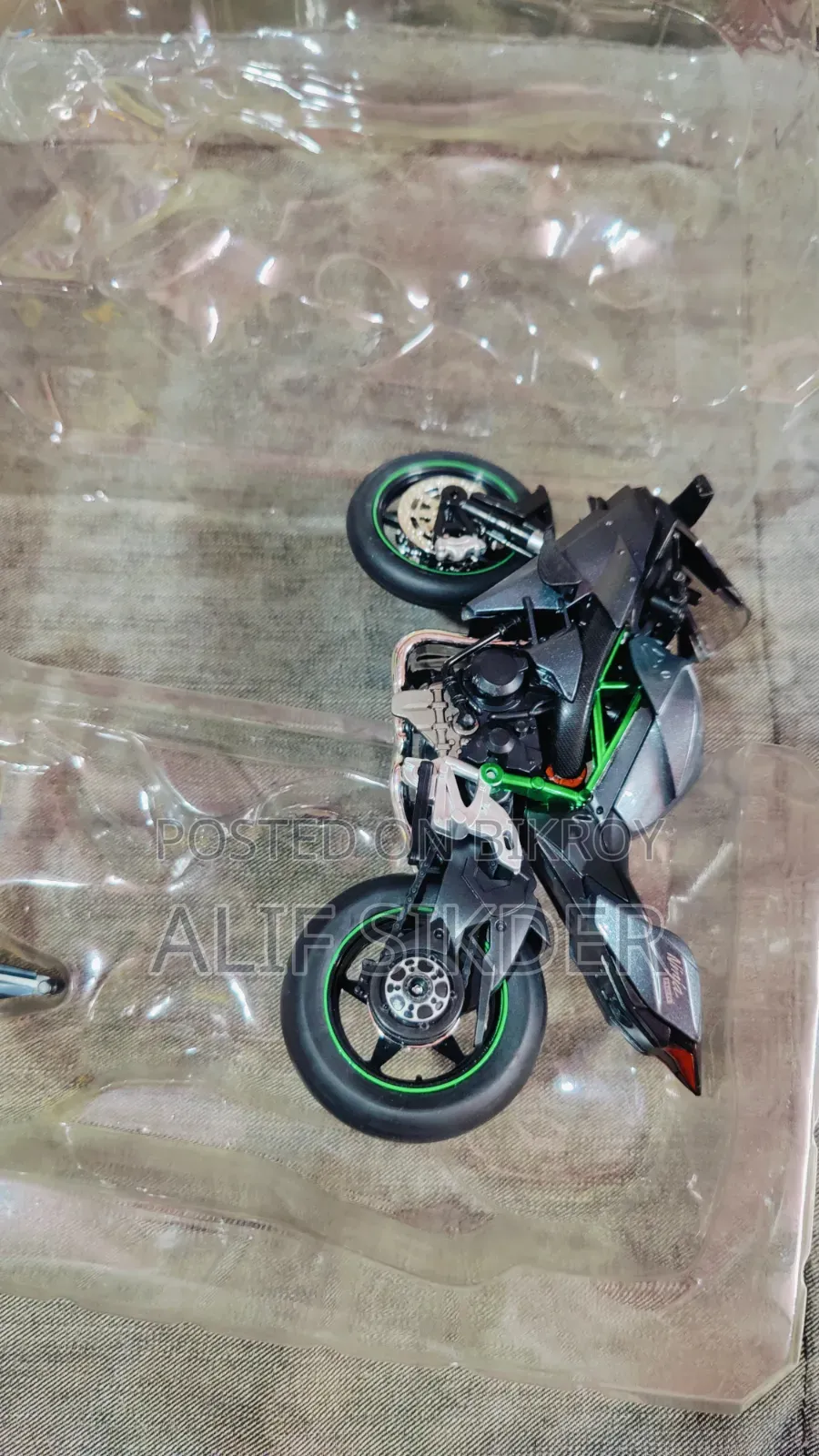 Kawasaki Ninja H2r Metal Toy Bike