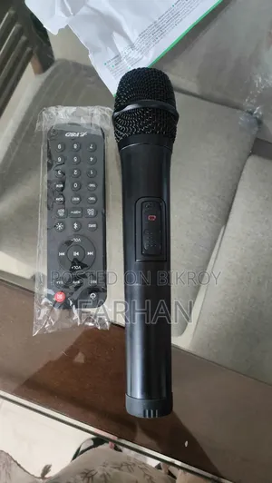 F D PA300 Bluetooth Party Trolley Speaker With Microphone Headphone