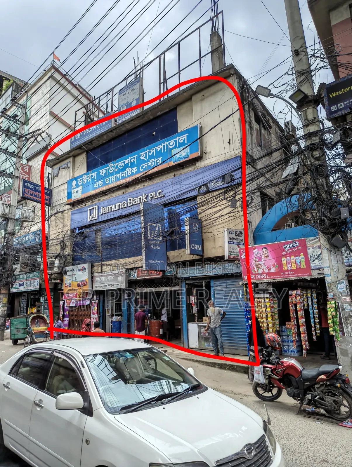 গাজীপুর চৌরাস্তা হাইওয়ে ১৫ শতাংশ জমি সহ ৮ তলা ফাউন্ডেশন ৩ তলা মার্কেট