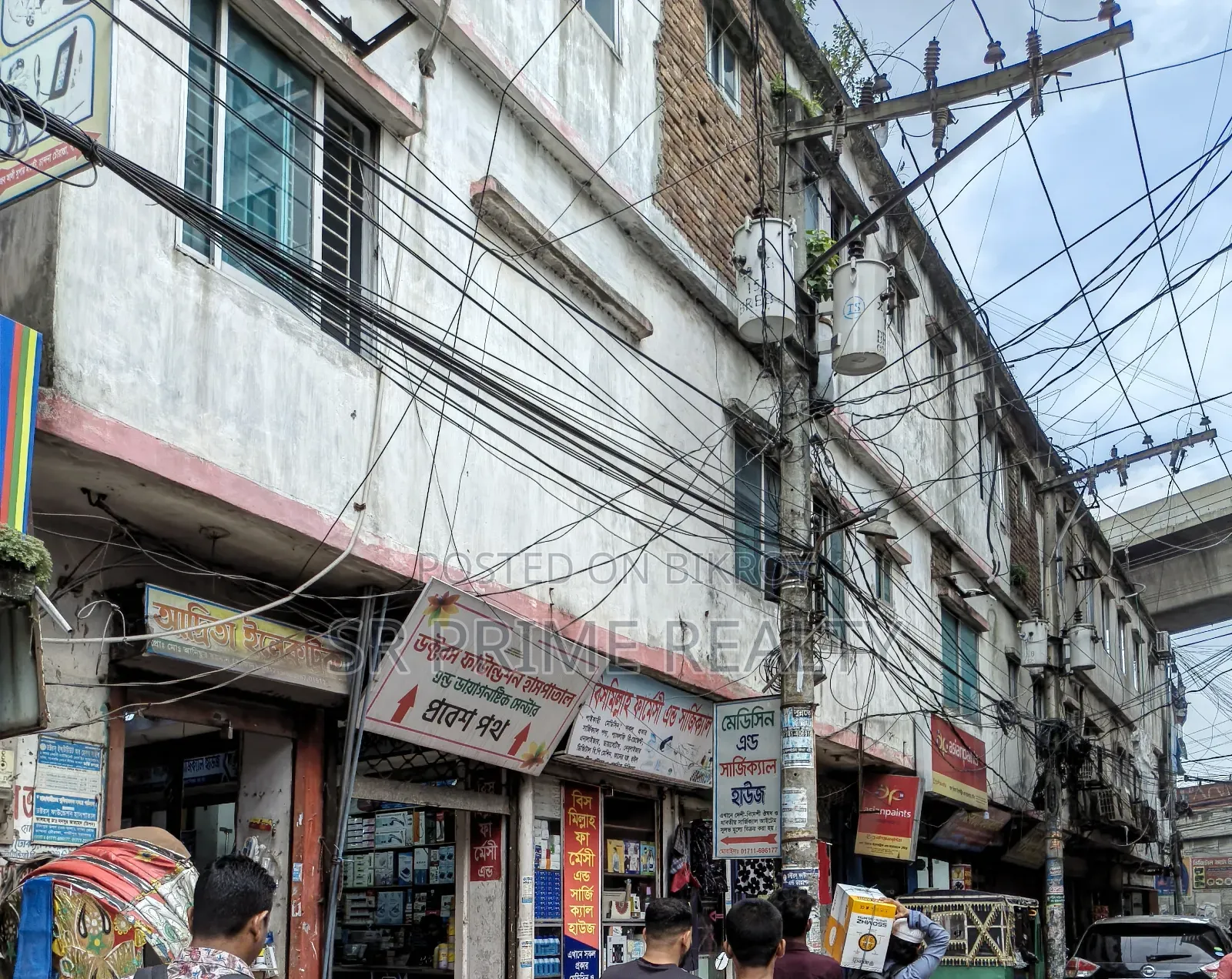 গাজীপুর চৌরাস্তা হাইওয়ে ১৫ শতাংশ জমি সহ ৮ তলা ফাউন্ডেশন ৩ তলা মার্কেট