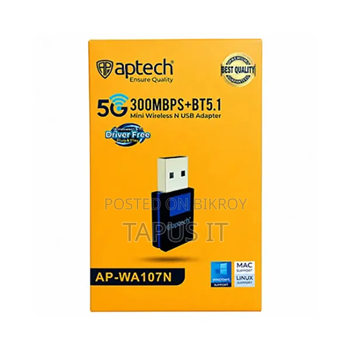 USB Wi-Fi and Bluetooth Device 1Year Warranty