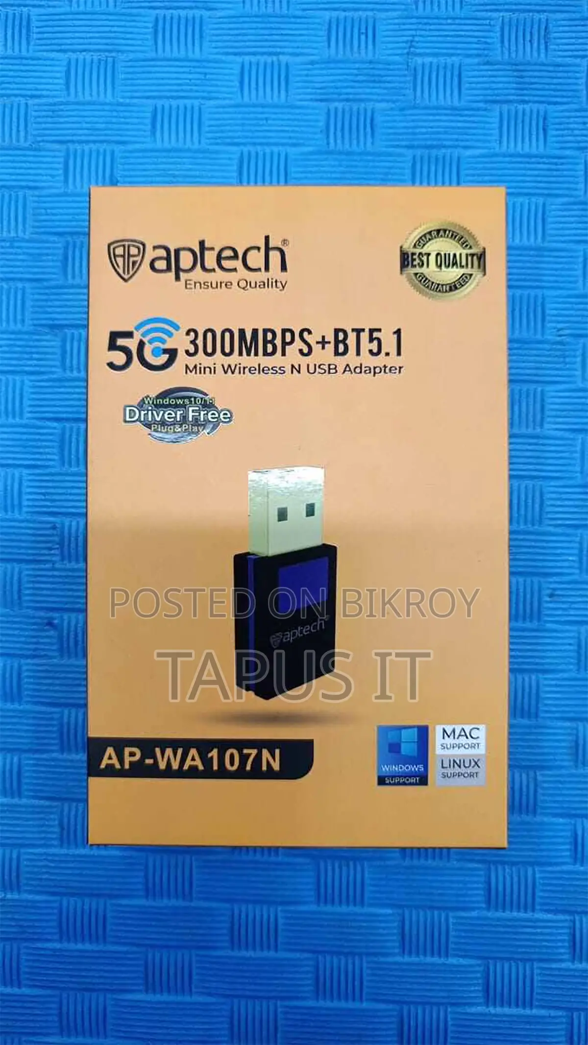 USB Wi-Fi and Bluetooth Device 1Year Warranty