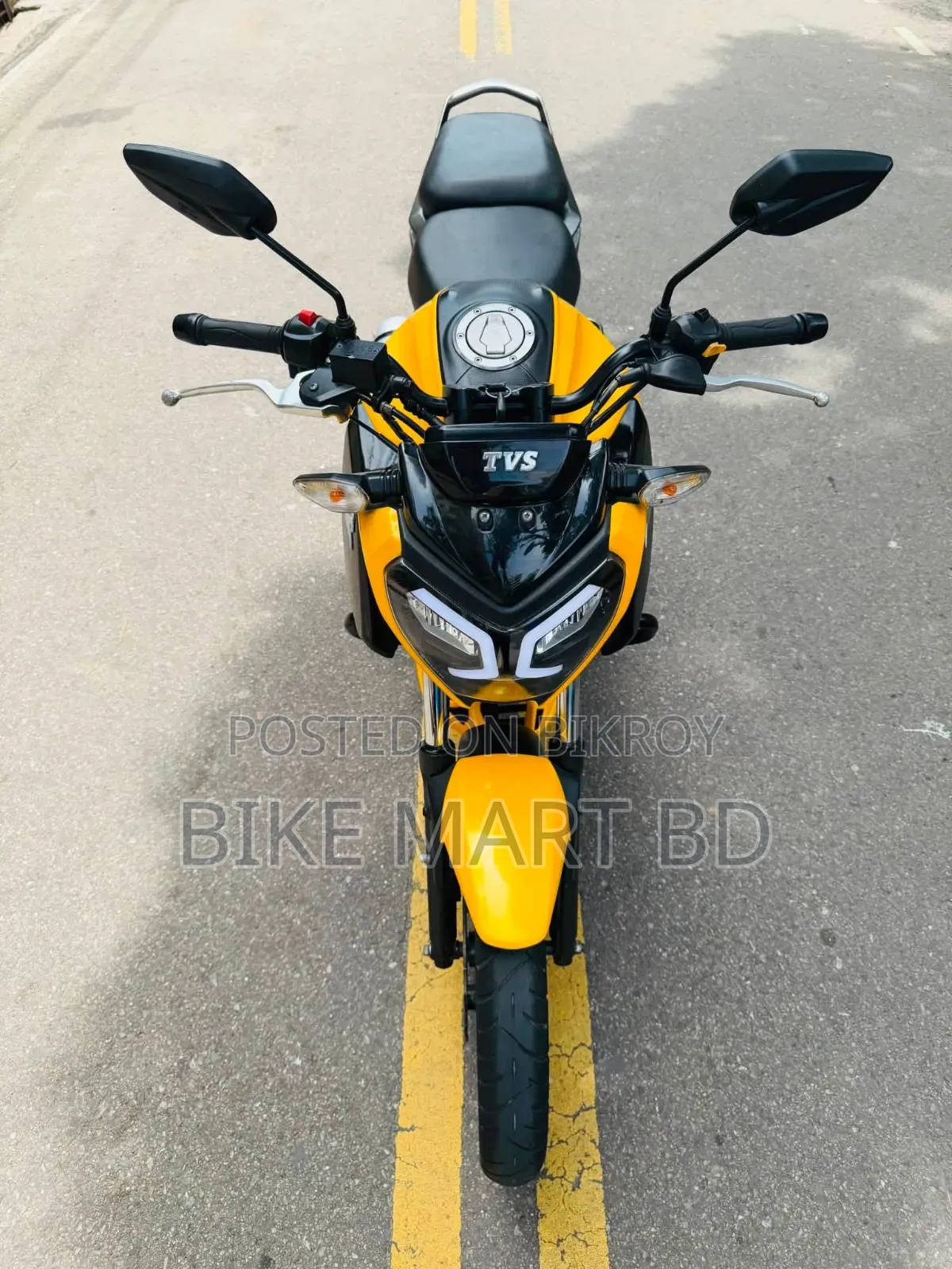 টিভিএস রাইডার ১২৫ ২০২৪ ইয়েলো