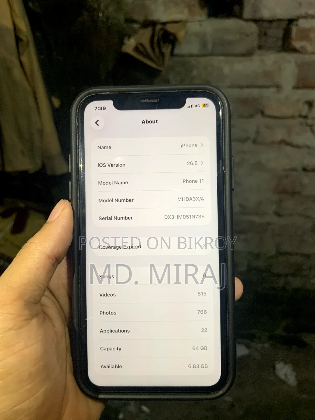 Apple iPhone 11 64 GB Black