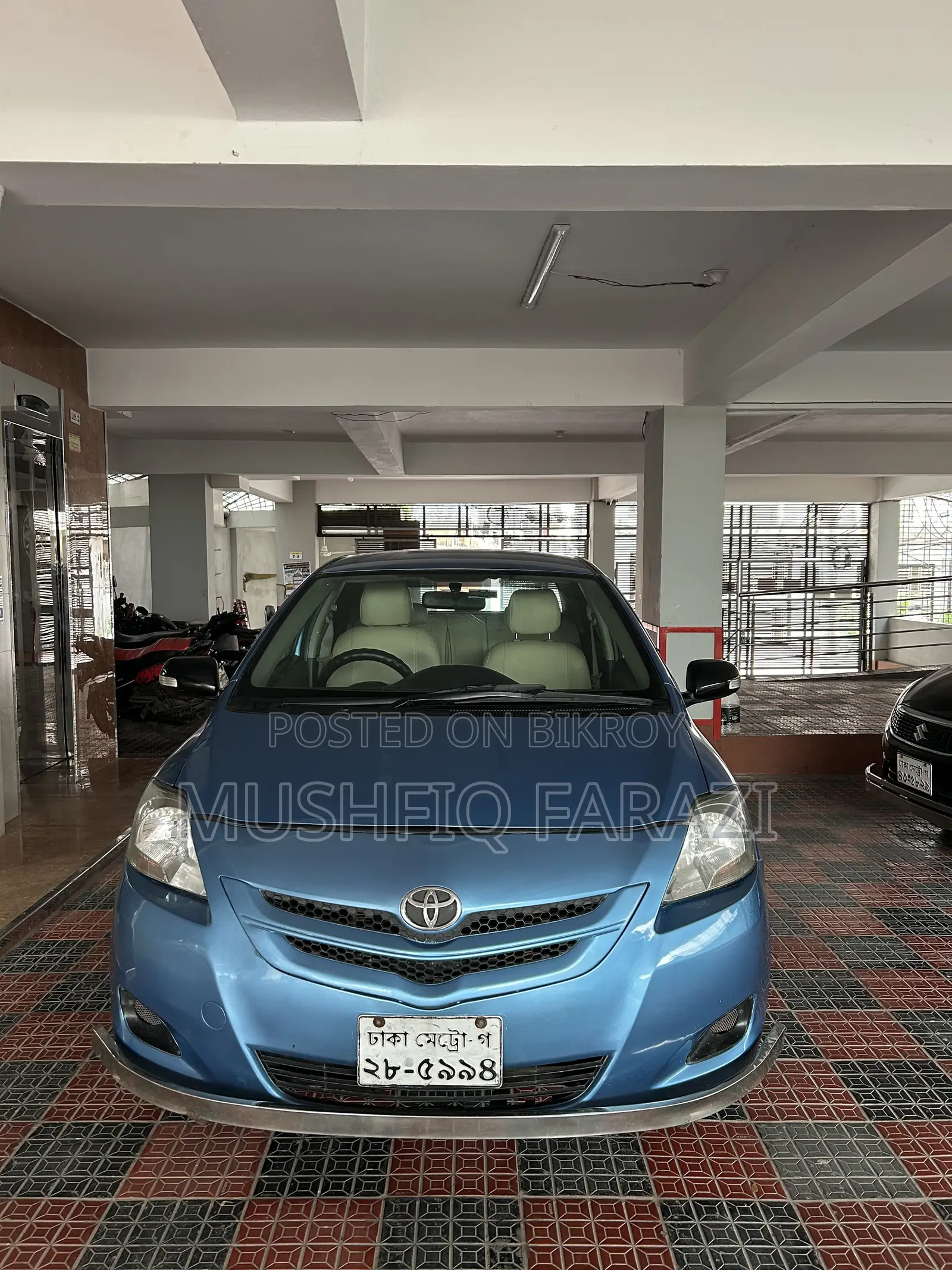 নিউ টয়োটা ইয়ারিস ১.৫ ২০০৮ ব্লু