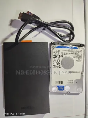 1TB WD Sata Hard Drive With Enclosure(কেস)