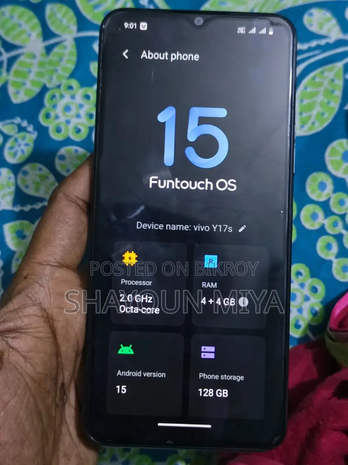 Vivo Y17 128 GB Gray