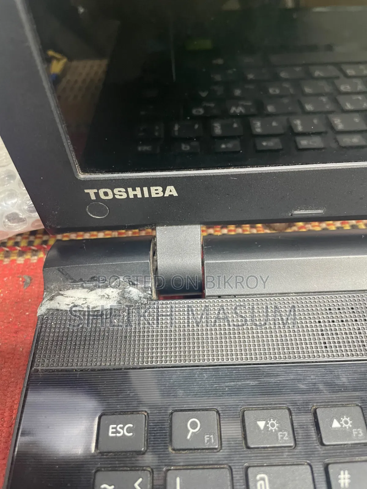 ল্যাপটপ তোশিবা স্যাটেলাইট সি৫৫ ৪জিবি ইন্টেল কোর আই৫ এইচডিডি ১টি