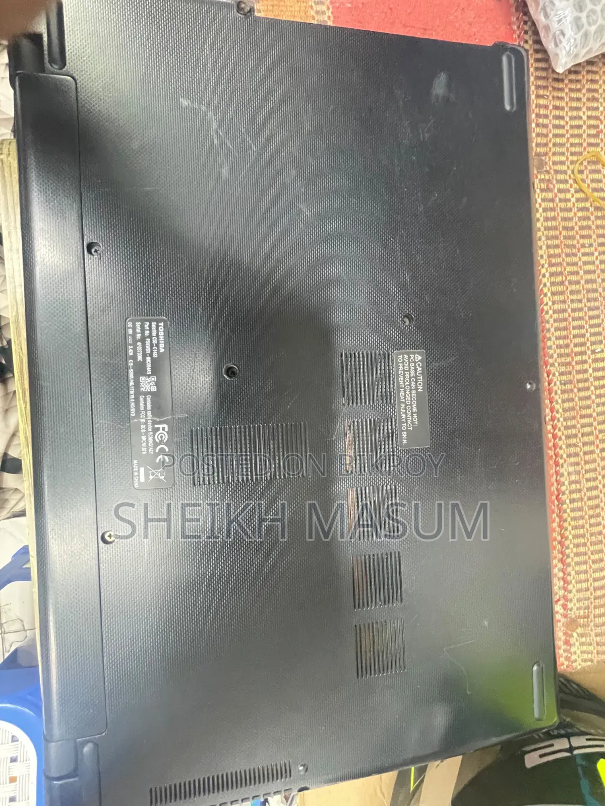 ল্যাপটপ তোশিবা স্যাটেলাইট সি৫৫ ৪জিবি ইন্টেল কোর আই৫ এইচডিডি ১টি