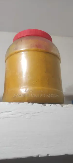 Deshi turmeric powder brought from the village