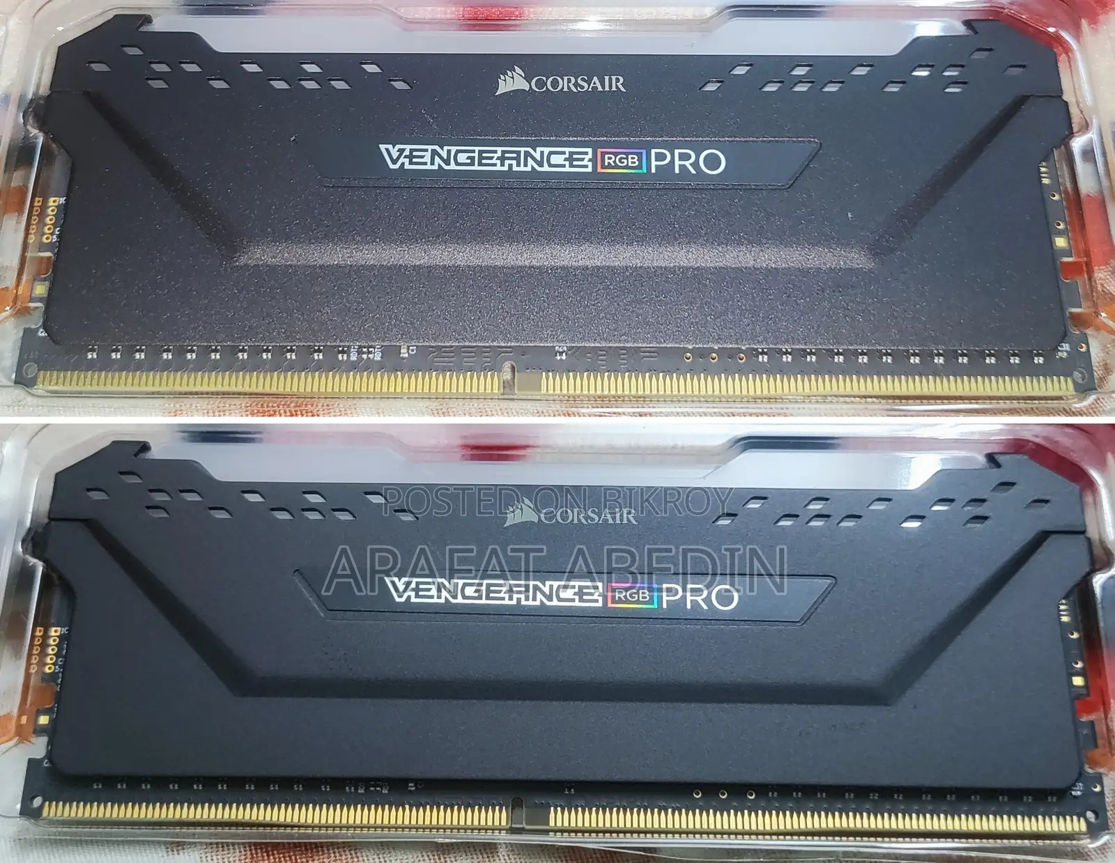 Corsair Vengeance RGB Rs and Corsair Vengeance RGB Pro Sl 8gb Ddr4 Ram