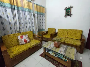 Sofa Set 2-2-1 With Tea Table Original Teak Wood Sofa Set