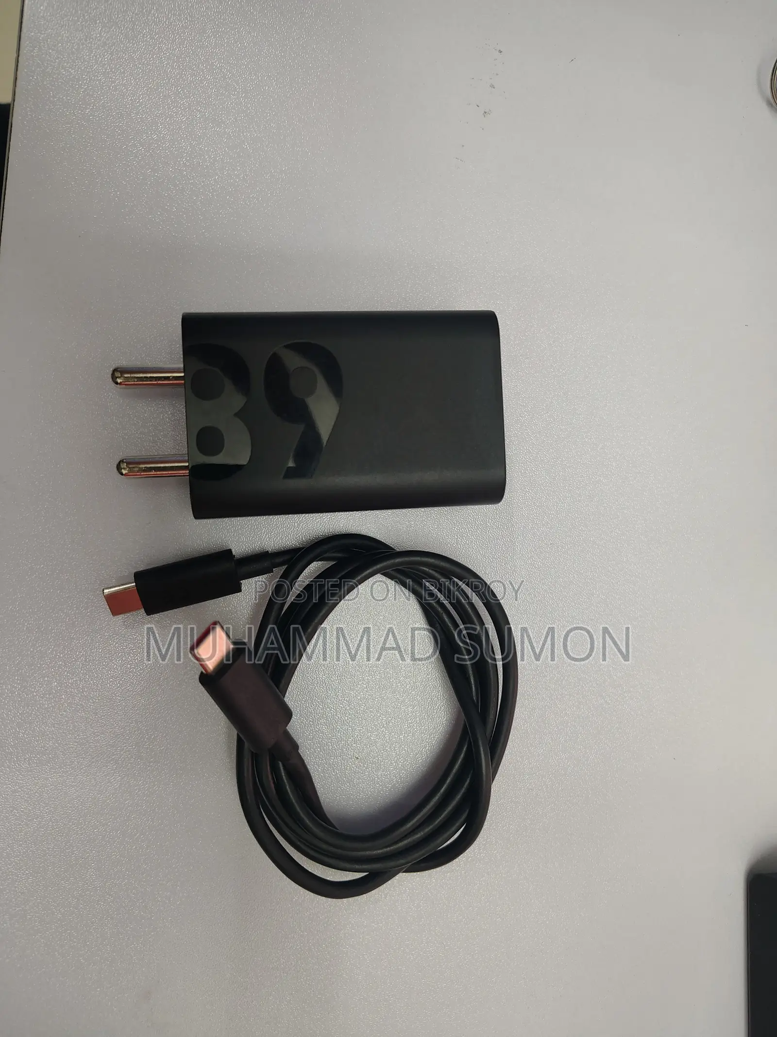Motorola 50 Fusion Original Charger 68 Wat.