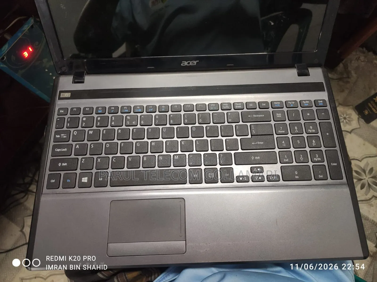Laptop Acer Aspire 5755 4GB Intel Core I3 SSD 128GB