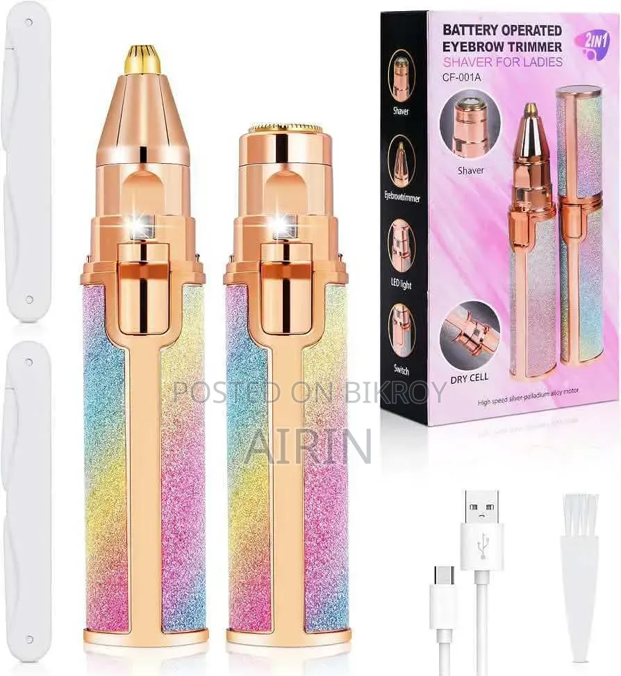 2 in 1 Rechargeable Eyebrow Trimmer