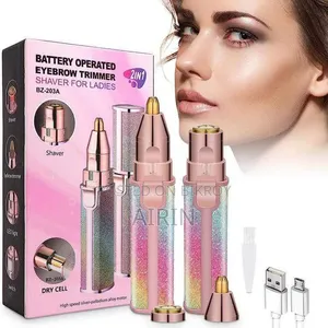 2 in 1 Rechargeable Eyebrow Trimmer