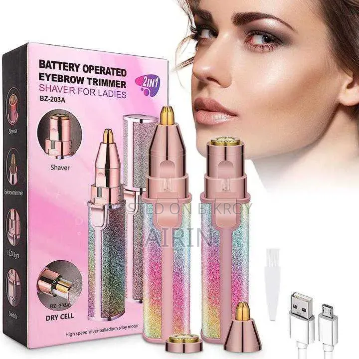 2 in 1 Rechargeable Eyebrow Trimmer