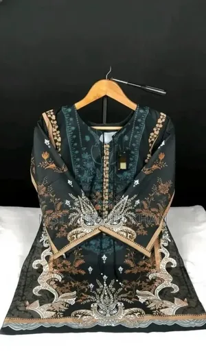এলিগেন্ট এমব্রয়ডারি মাইক্রো বাটার ওয়ান পিস