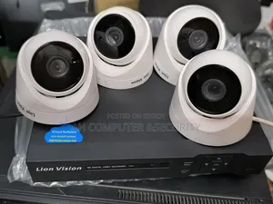 ৮ চ্যানেল এনভিআর ৪ পিস আইপি ডোম ক্যামেরা