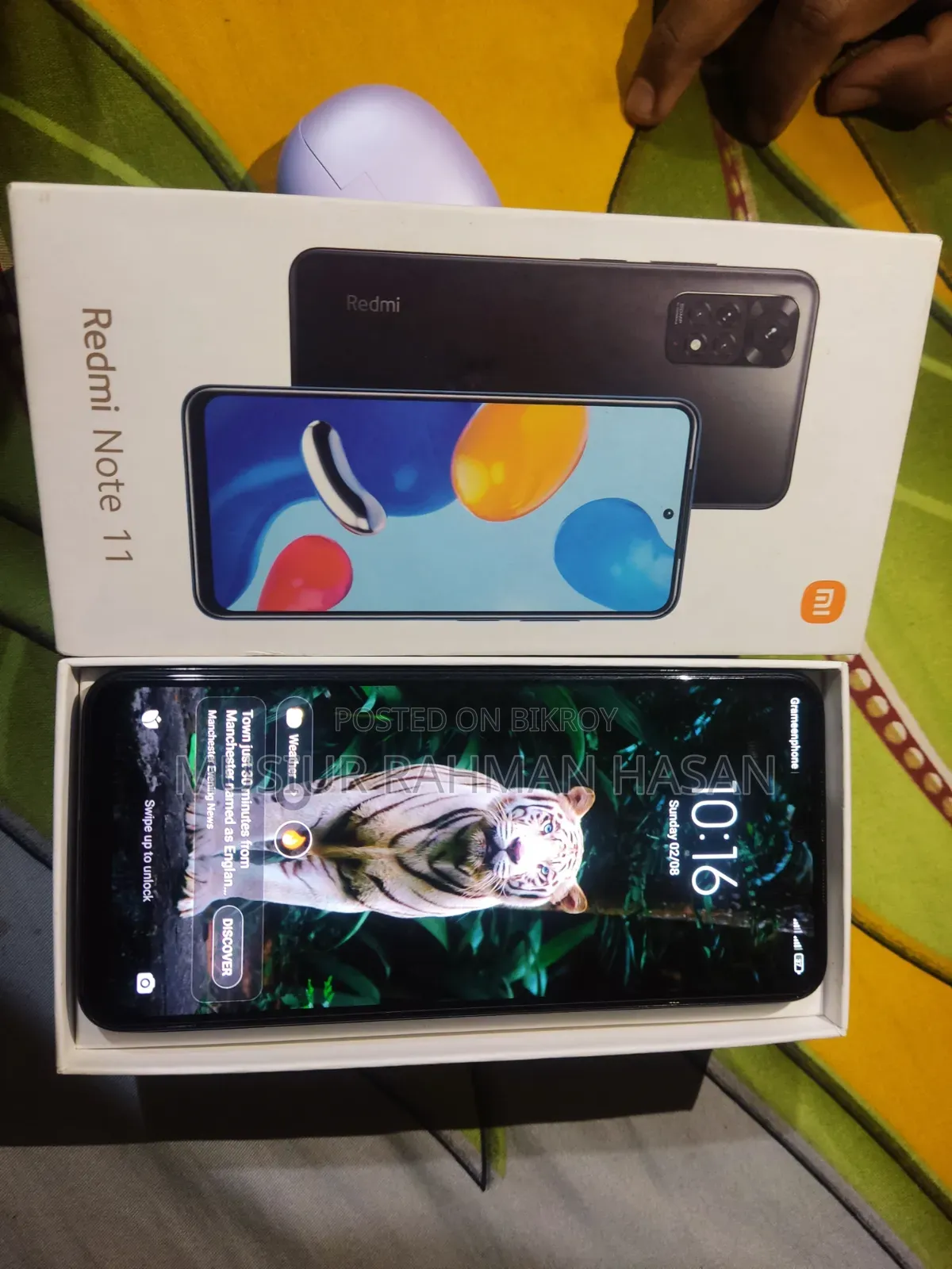 শাওমি রেডমি নোট ১১ ১২৮ জিবি ব্ল্যাক