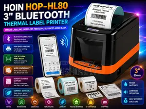 HOIN HOP-HL80 ৩ ইঞ্চি ব্লুটুথ থার্মাল লেবেল প্রিন্টার