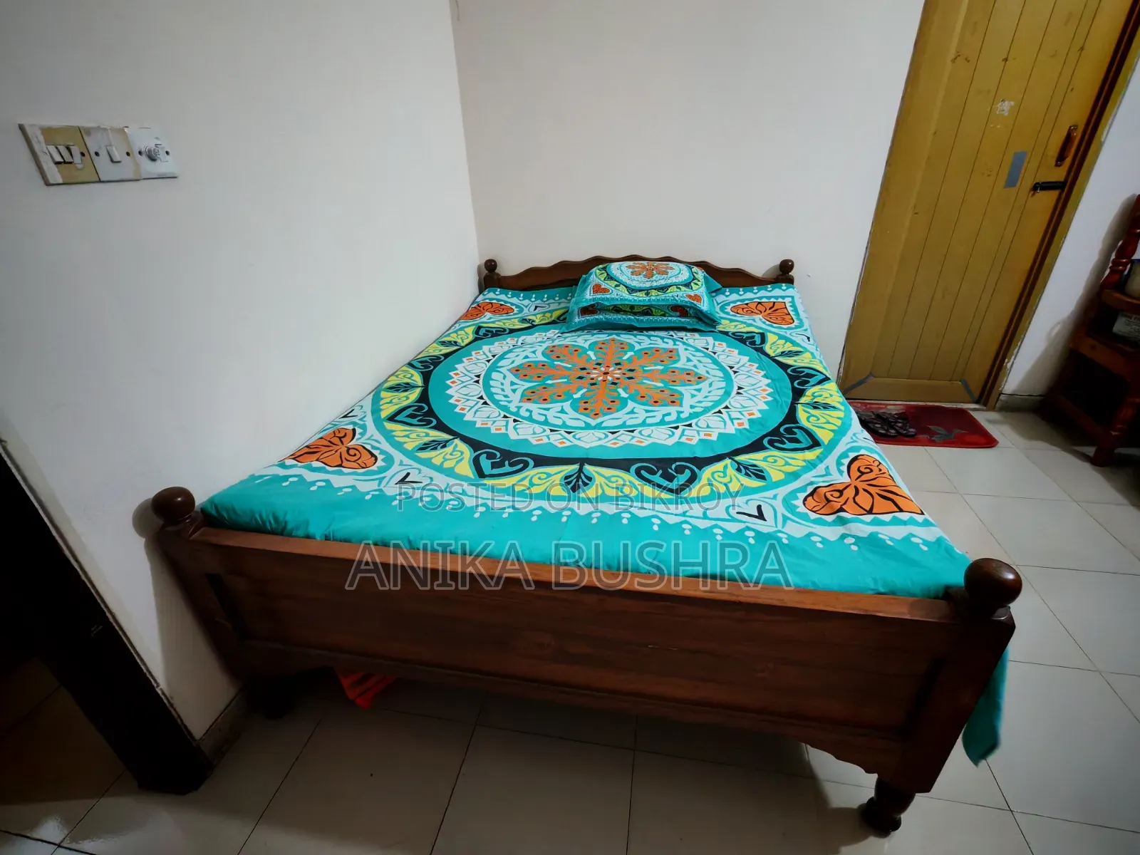 কাঠের খাট (সেগুন)