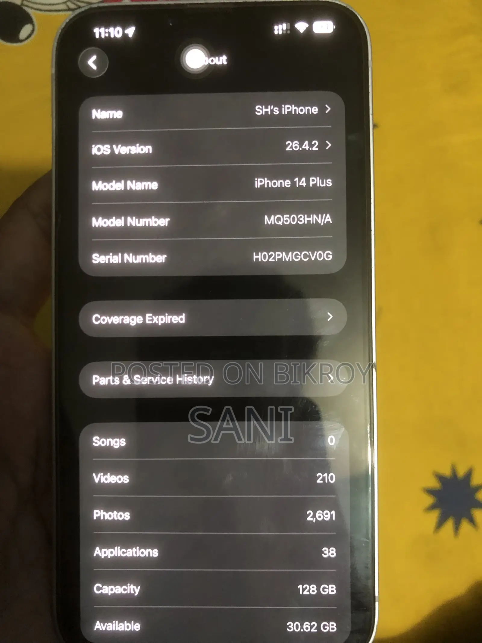 Apple iPhone 14 Plus 128 GB Purple