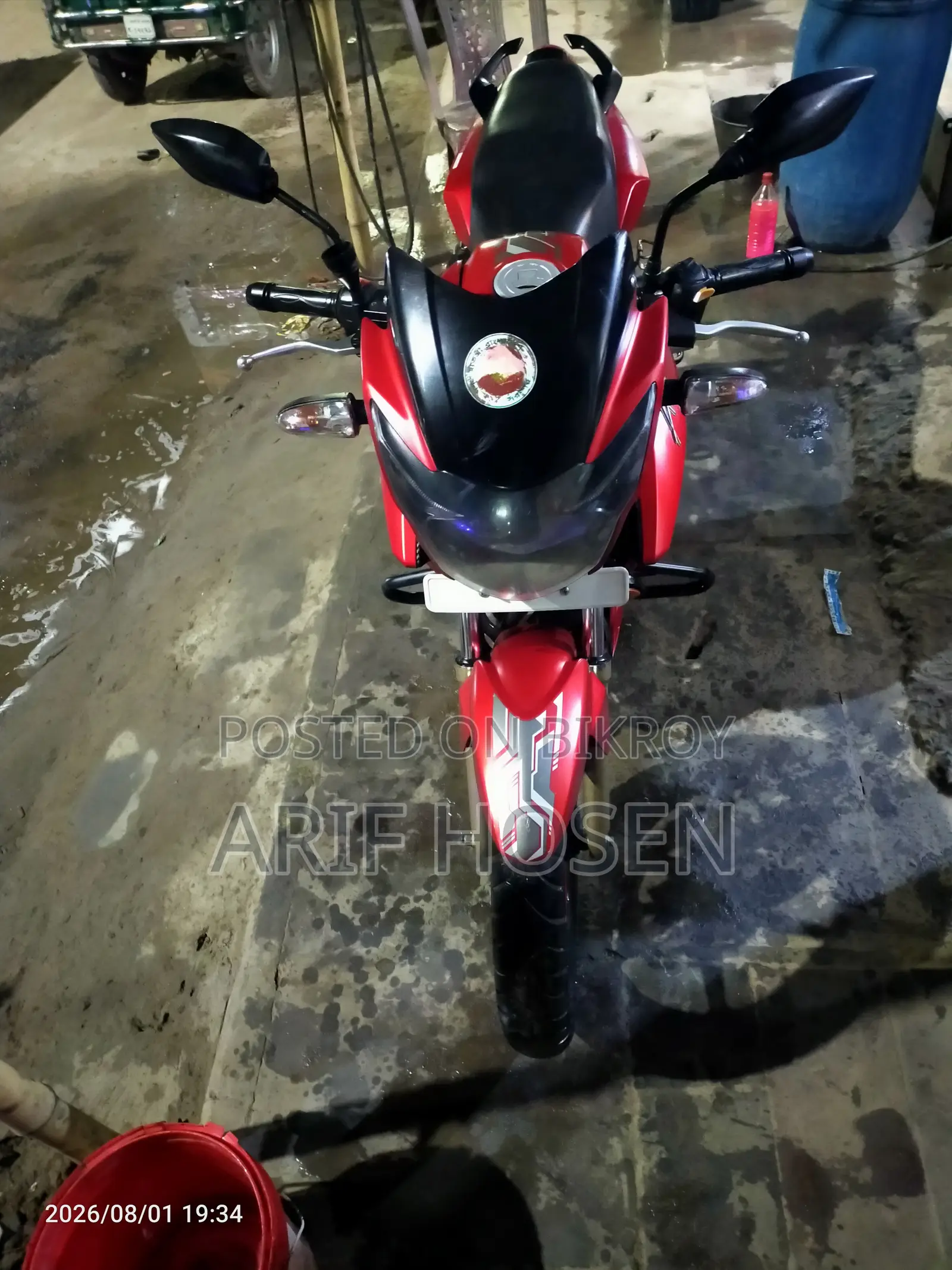টিভিএস আপাচি আরটিআর ১৬০ টুভি ২০১৮ রেড