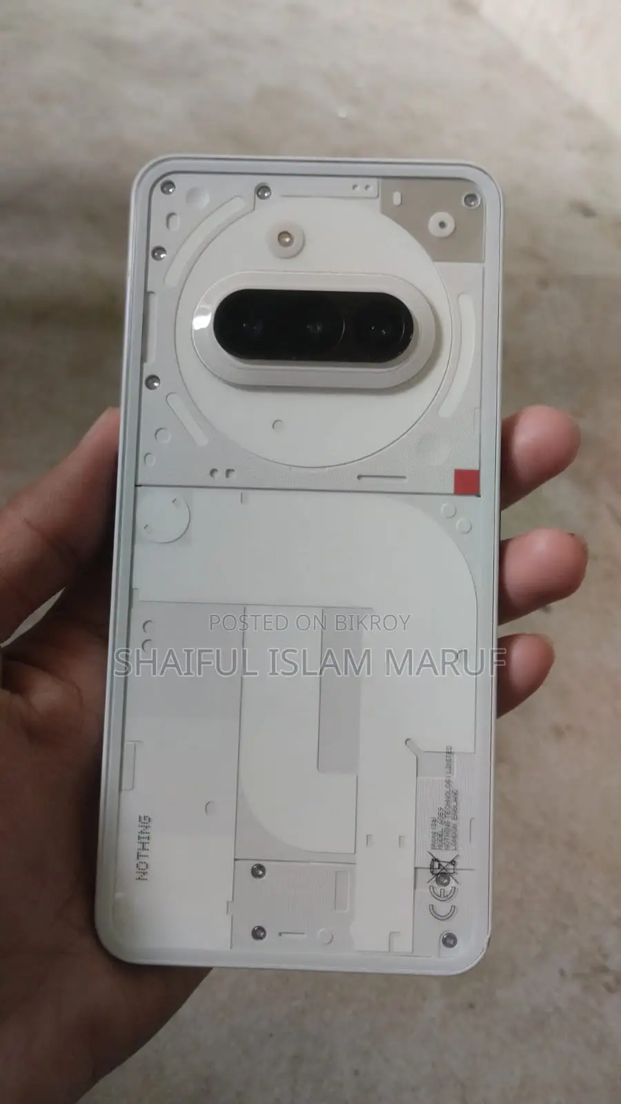 New Nothing Phone 3a 256 GB White