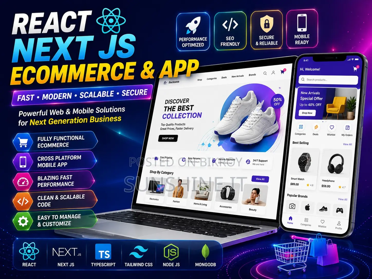 React Next JS ECommerce App