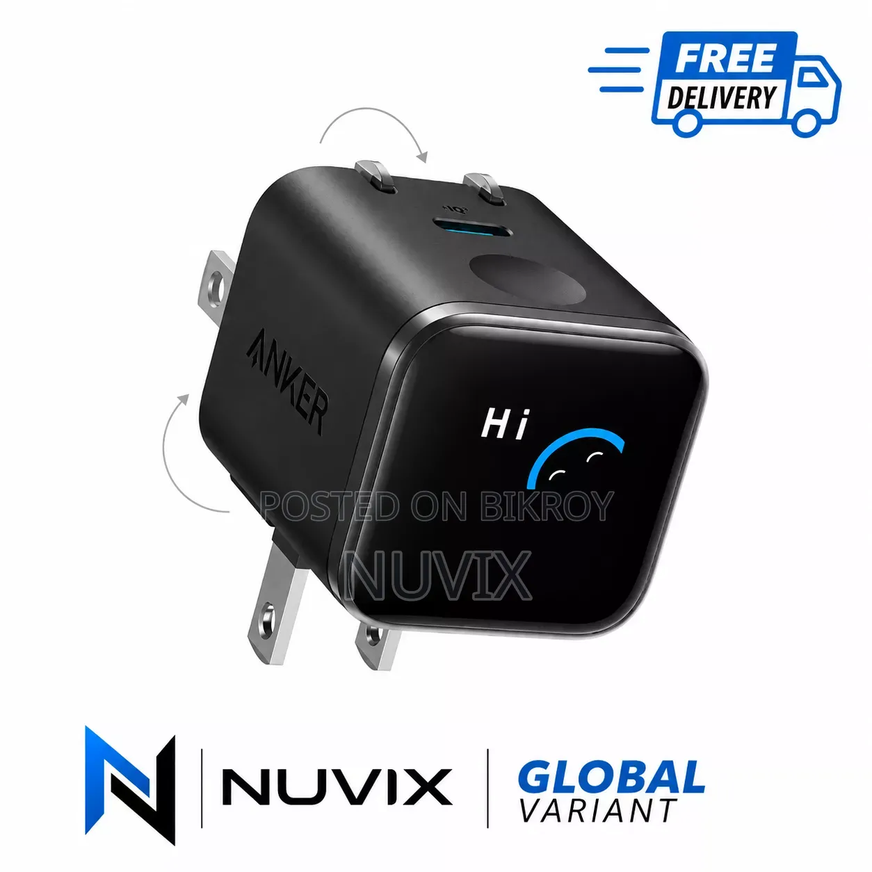 Anker Nano 45W চার্জার উইথ ডিসপ্লে গ্লোবাল ভার্সন
