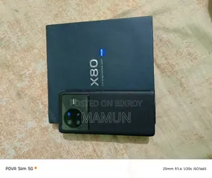 ভিভো এক্স৮০ ২৫৬ জিবি ব্ল্যাক