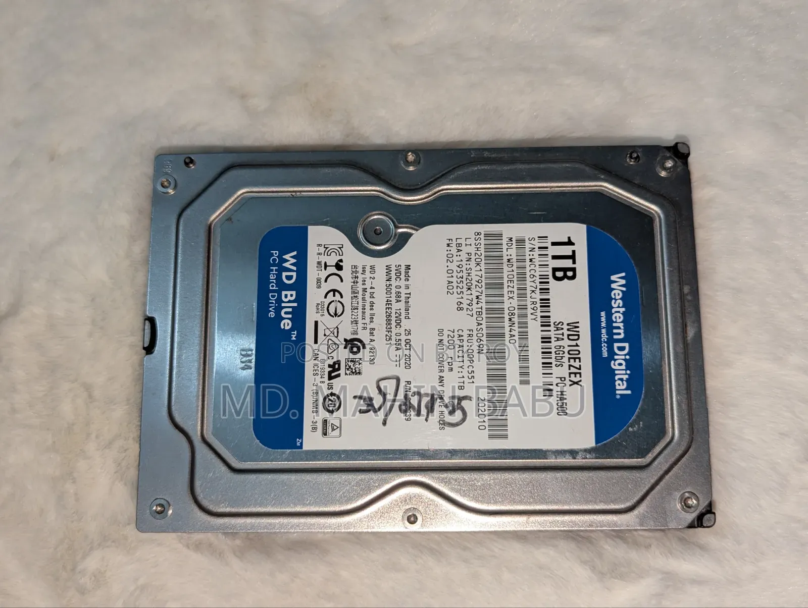 WD Blue 1TB Desktop Hard Drive (WD10EZEX) - Fresh Condition