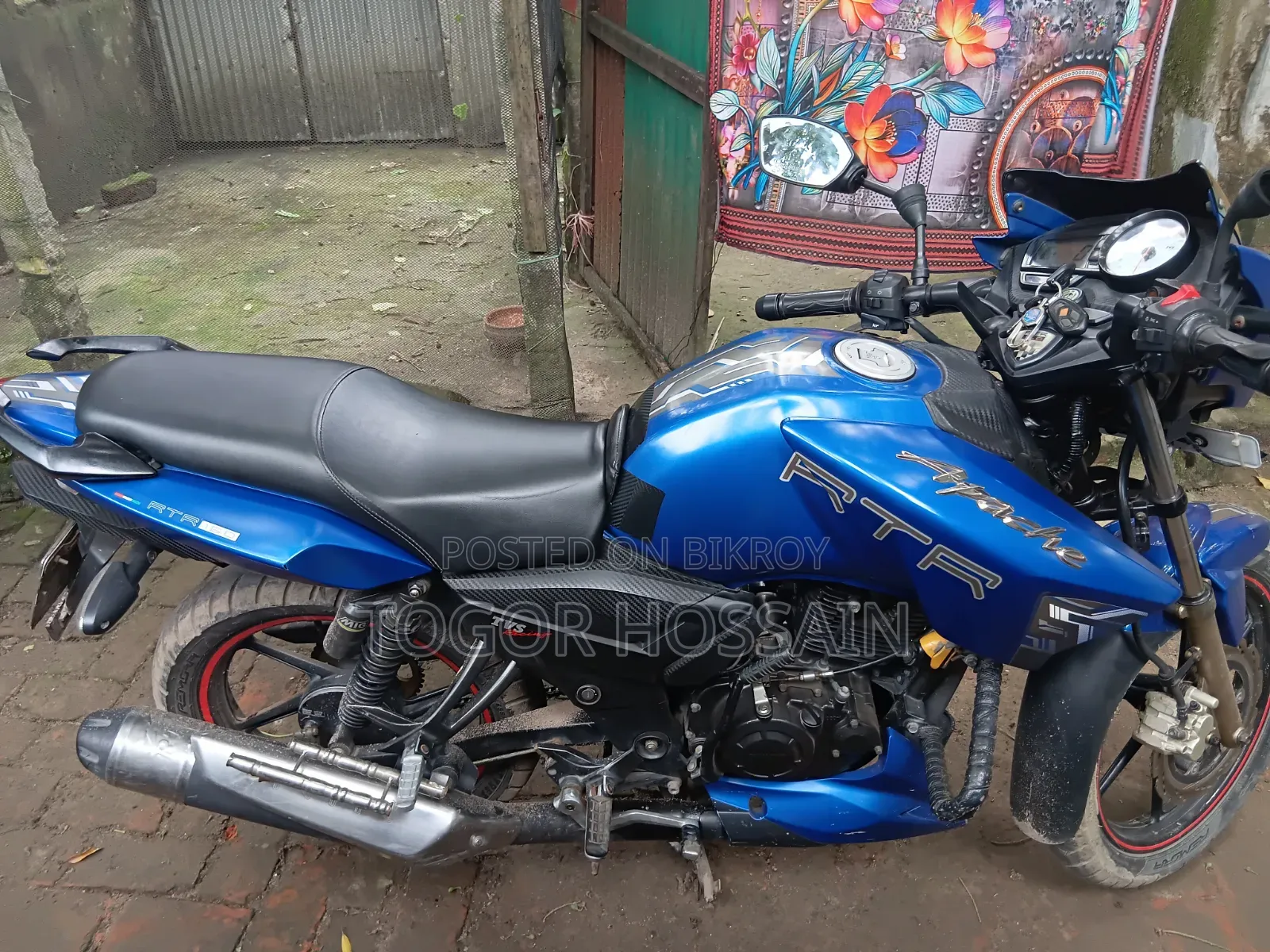 TVS Apache RTR 160 2V 2018 Blue