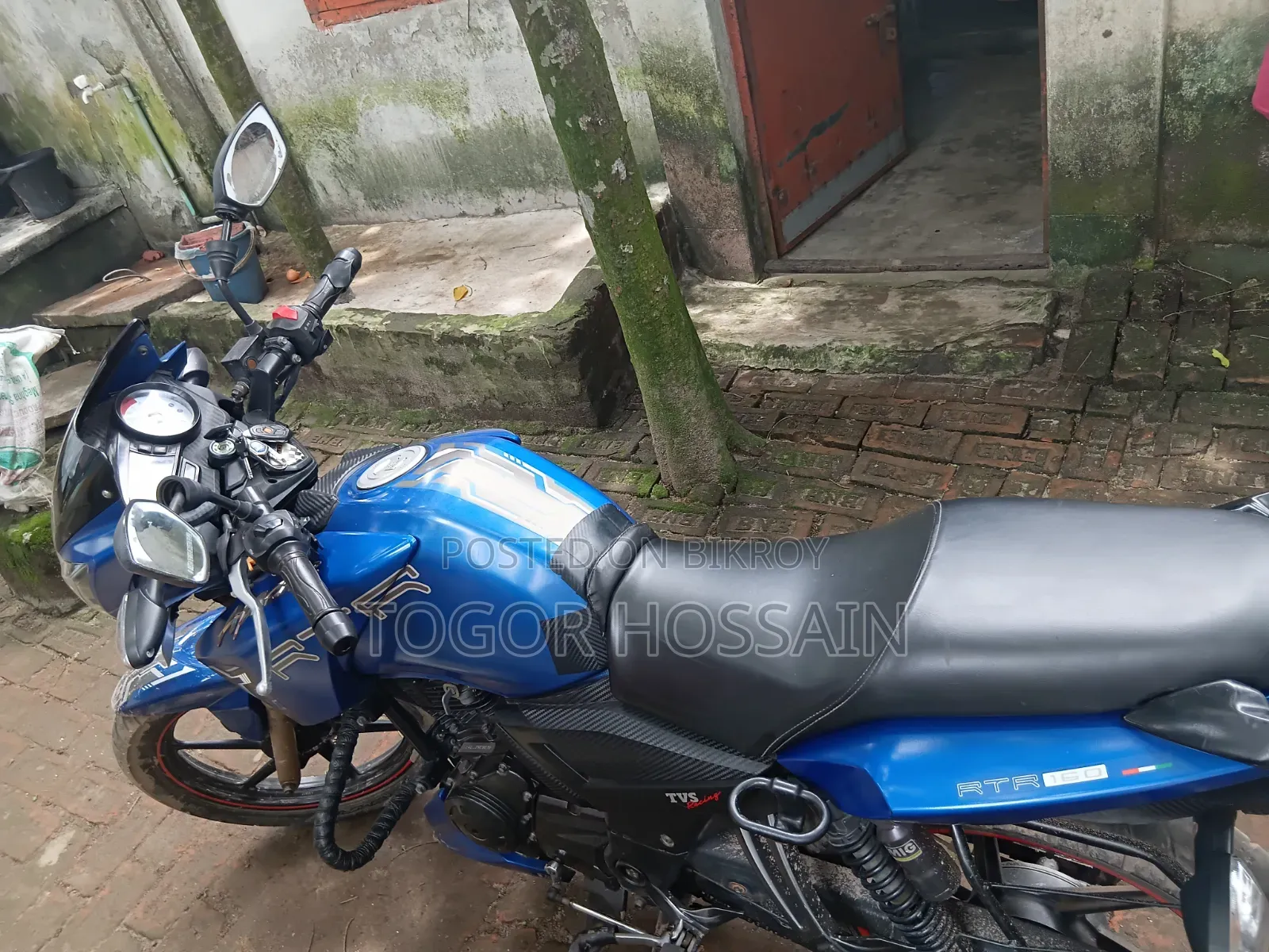 TVS Apache RTR 160 2V 2018 Blue