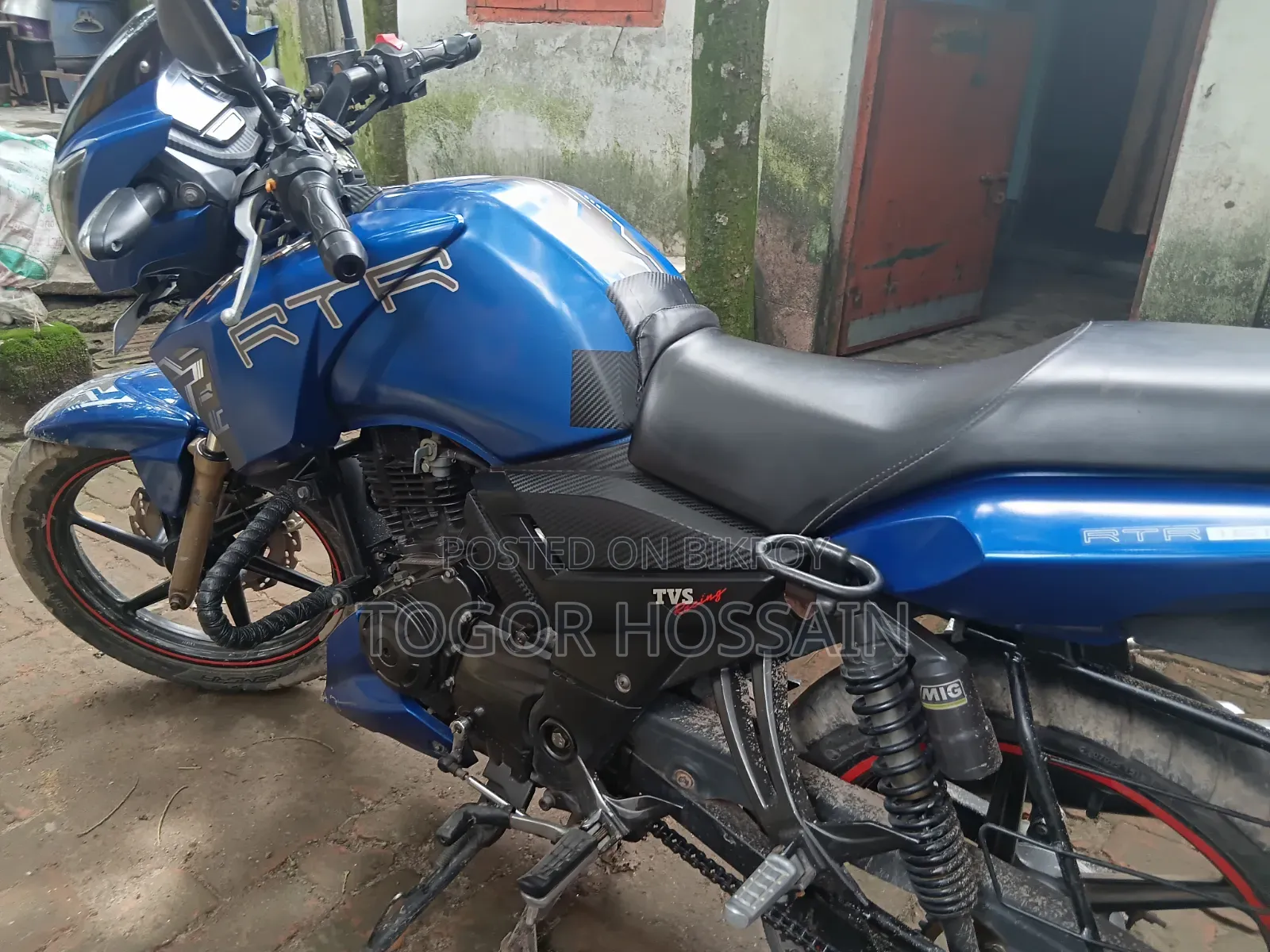 TVS Apache RTR 160 2V 2018 Blue