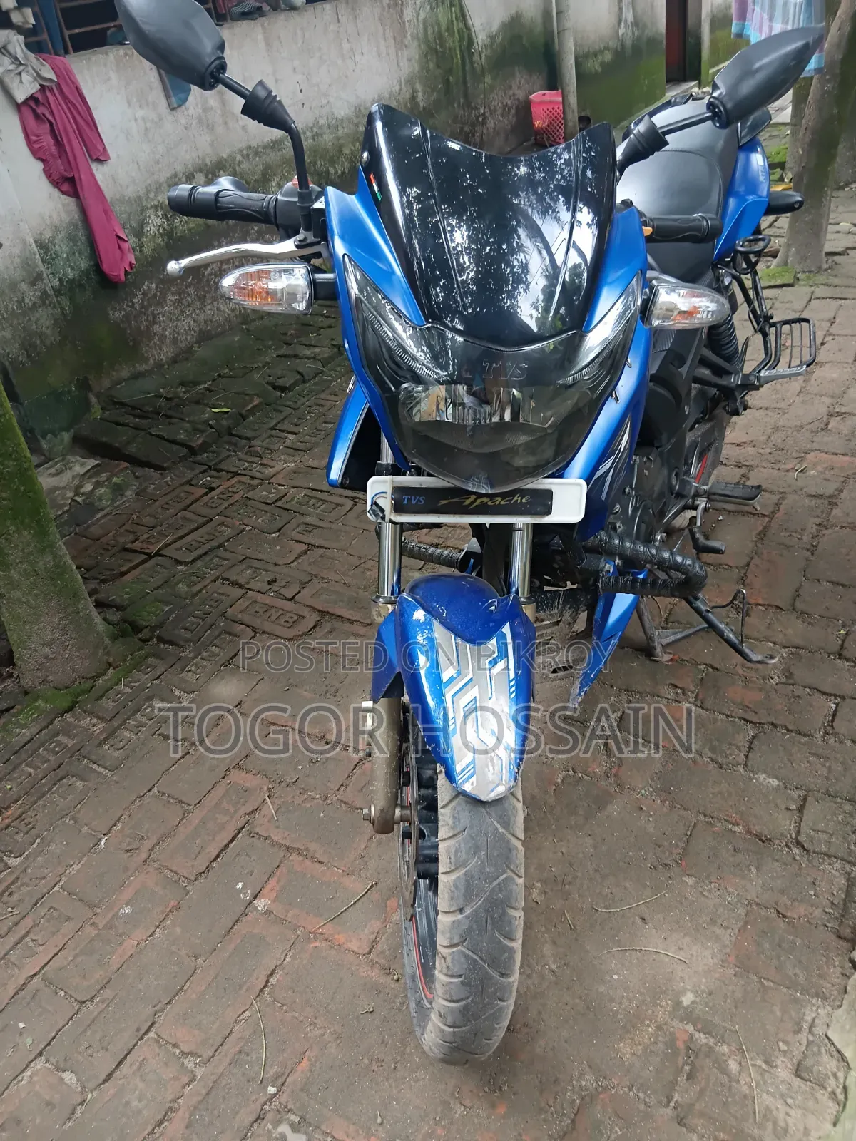 TVS Apache RTR 160 2V 2018 Blue