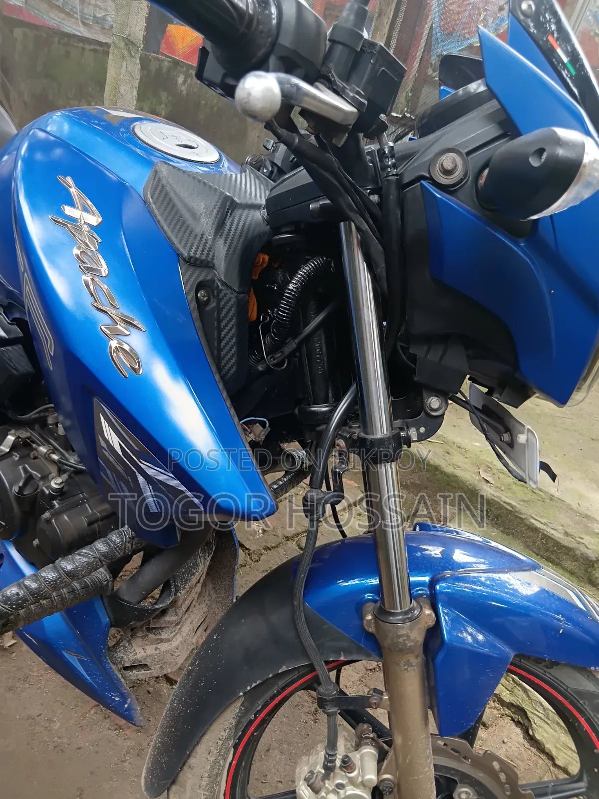 TVS Apache RTR 160 2V 2018 Blue