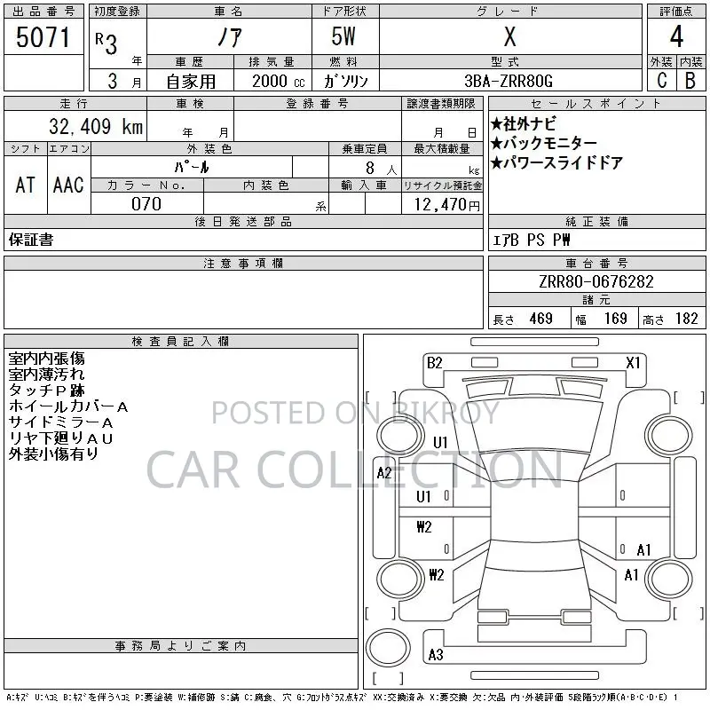 Toyota Noah 2.0 FWD (8 Seater) 2021 Pearl