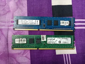 Kingston and Crucial DDR3 4+4 8GB RAM