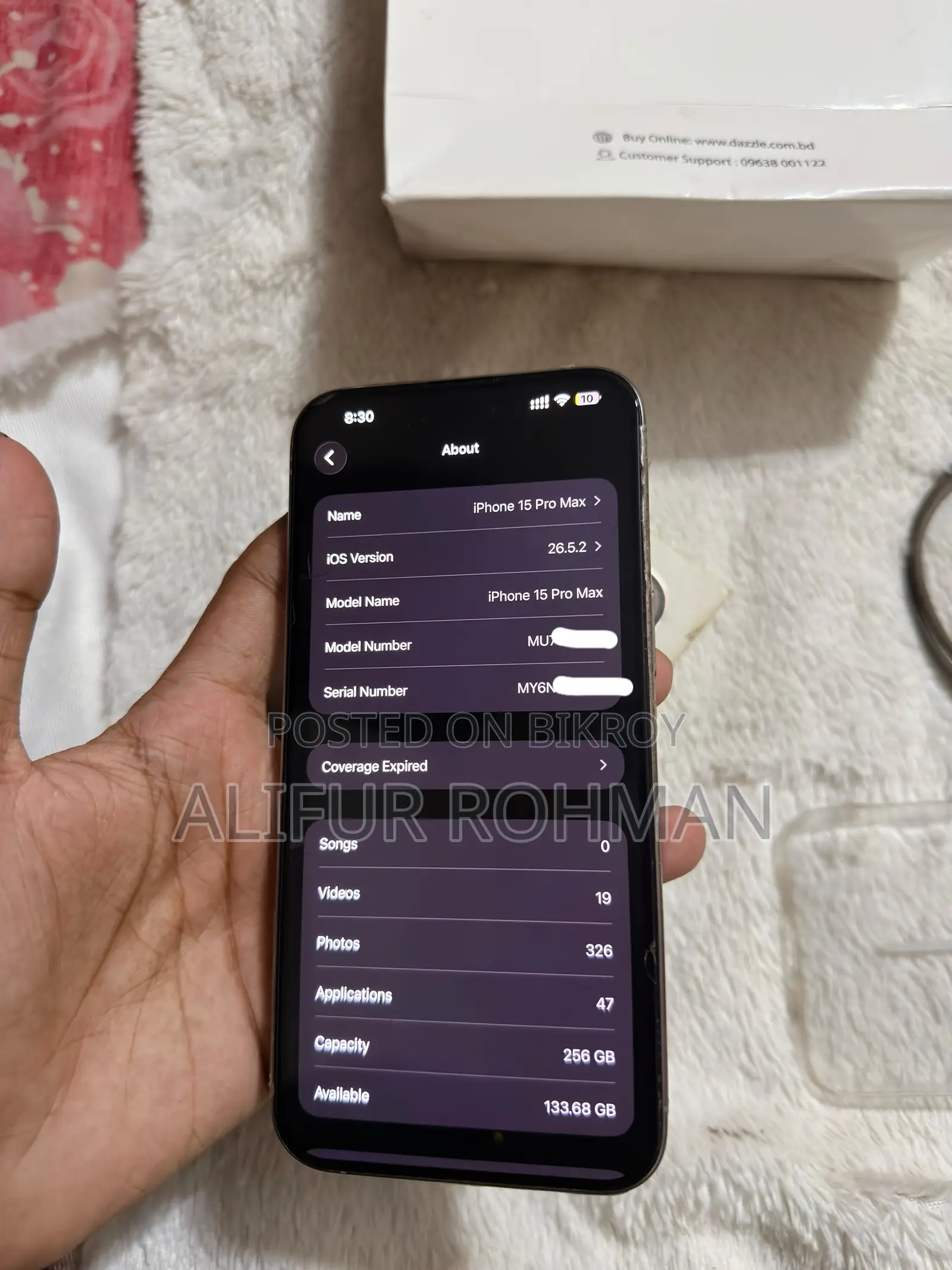 Apple iPhone 15 Pro Max 256 GB Silver