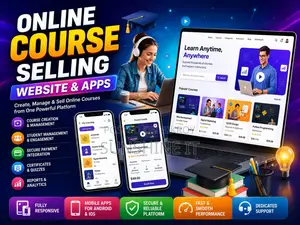 Online Course Selling Website & Apps