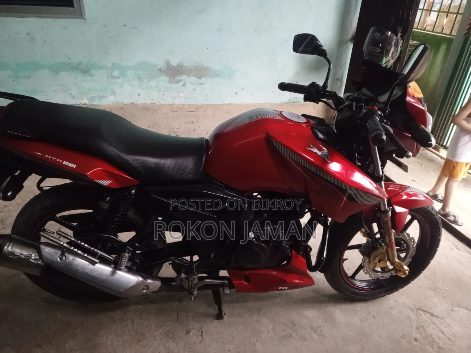 TVS Apache RTR 160 2V 2021 Red