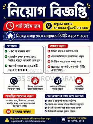 পার্ট টাইম চাকরি Part Time Job