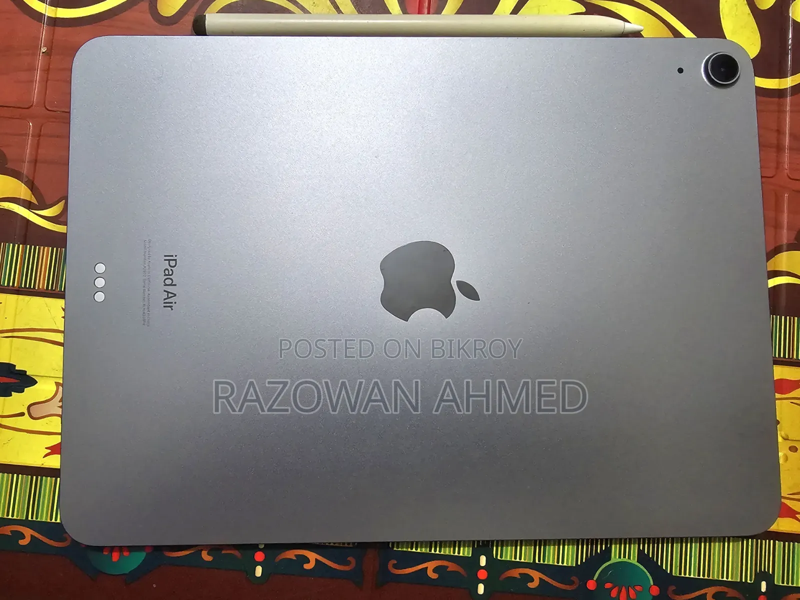 অ্যাপল আইপ্যাড এয়ার ১১ (২০২৪) ১২৮ জিবি গ্রে