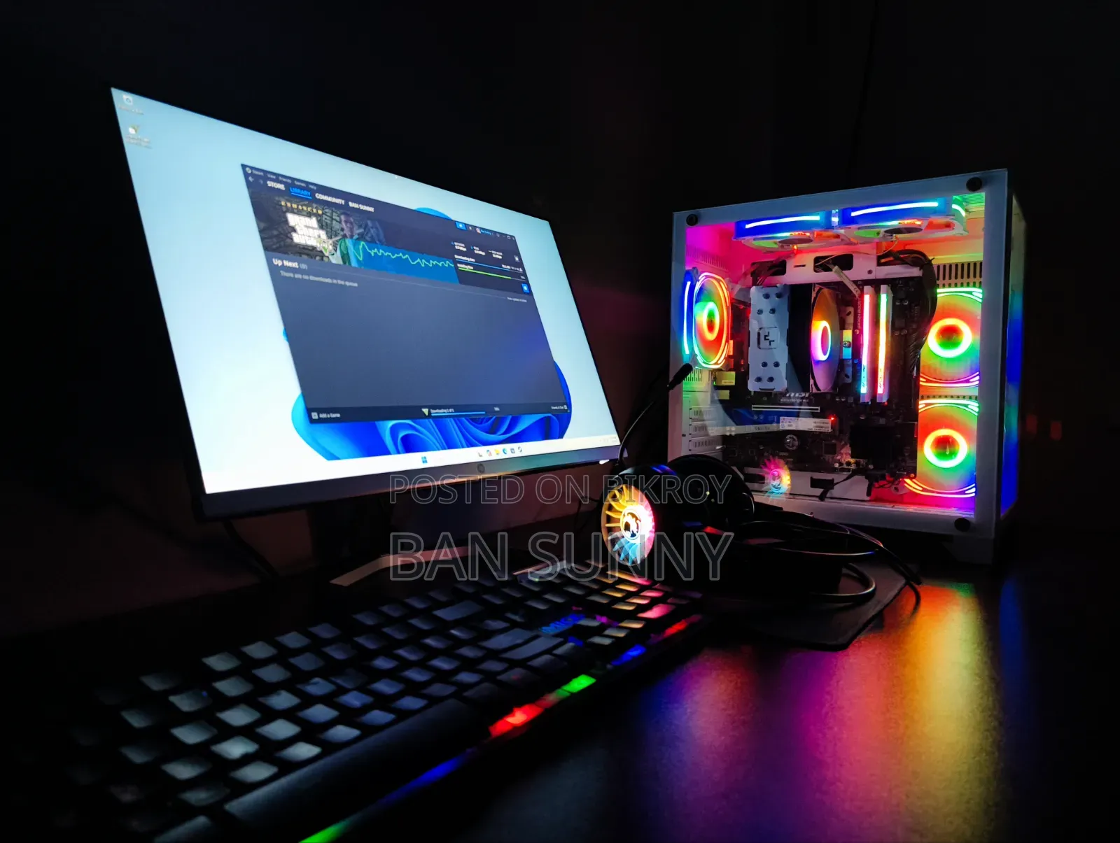 Desktop Computer 16GB AMD Ryzen 7 SSD 512GB