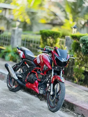 টিভিএস আপাচে আরটিআর ১৬০ টুভি ২০১৮ লাল
