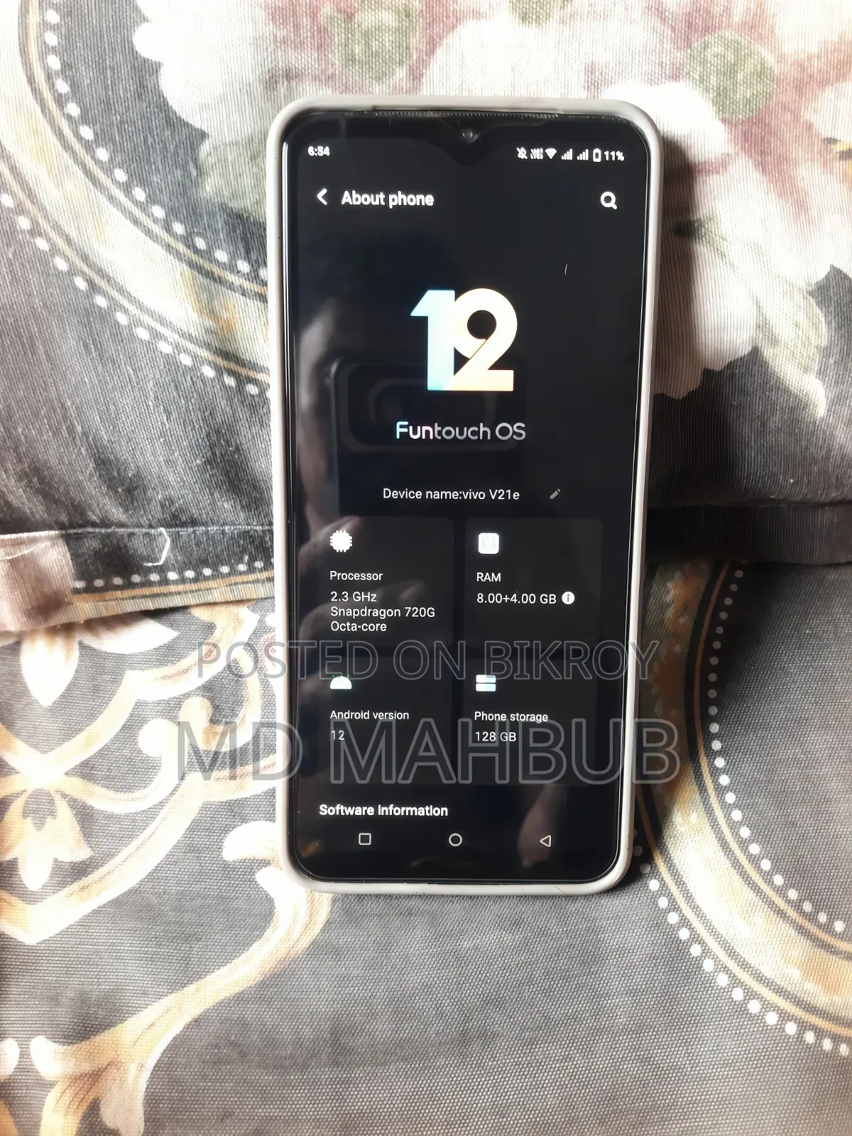 Vivo V21e 128 GB Bronze
