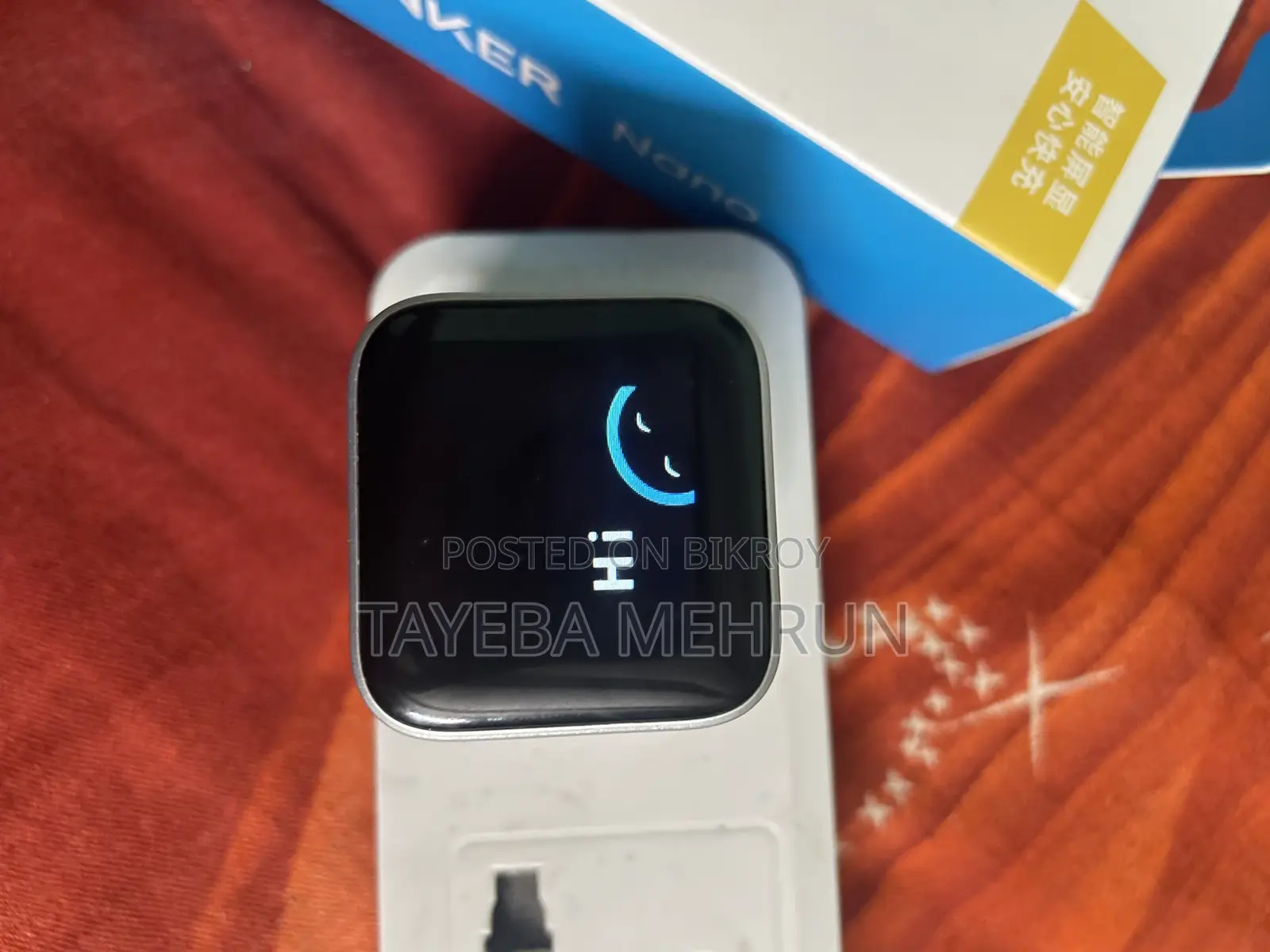 Anker Nano 45W Smart Display GaN Fast Charger White