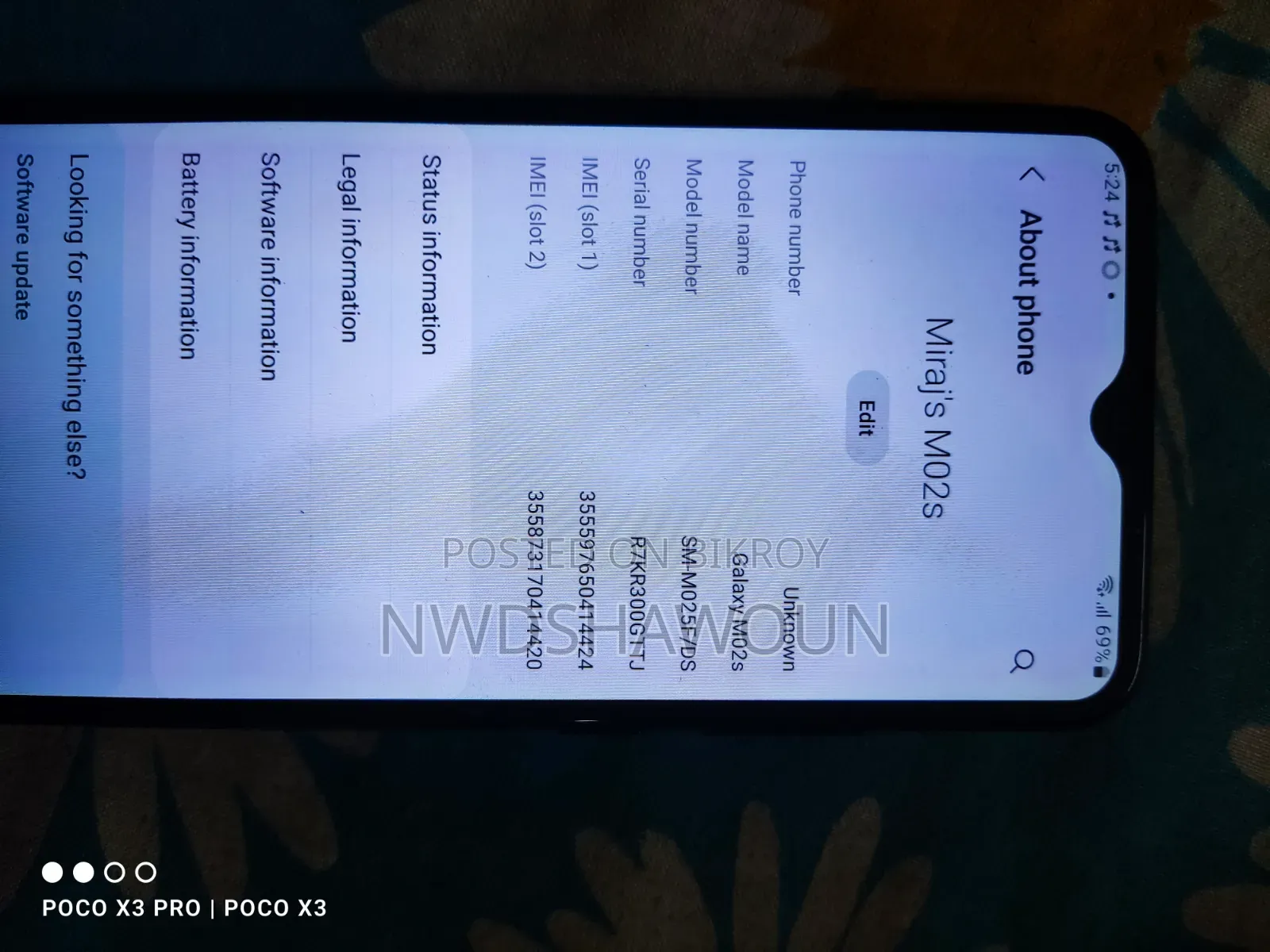 Samsung Galaxy M02s 64 GB Black